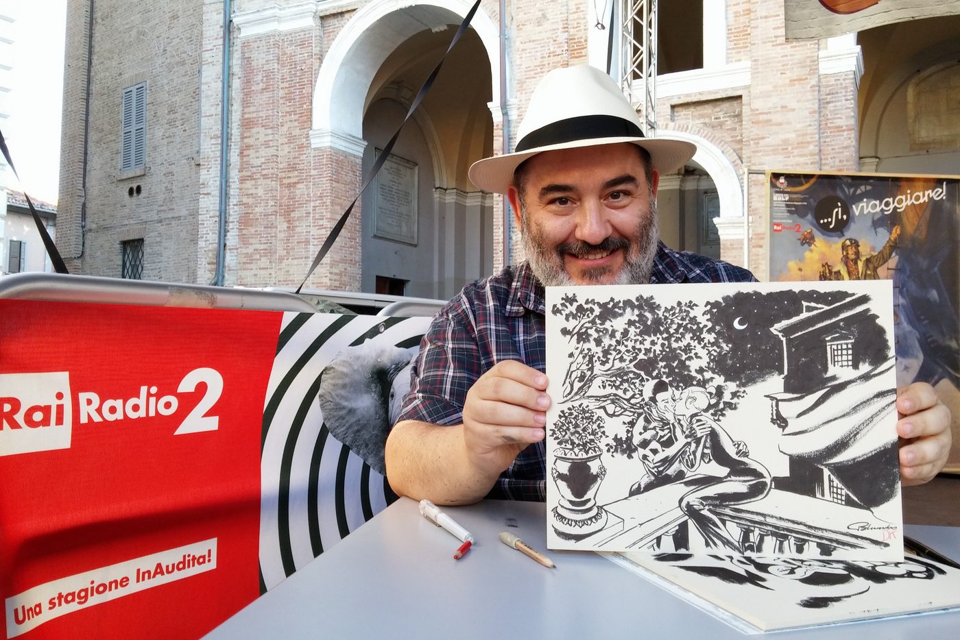 Sabato sotto il segno del fumetto con Giuseppe Palumbo a Brescello